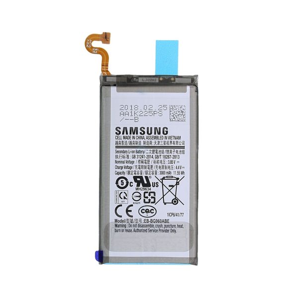 Bateria para Samsung Galaxy S9 (SM-G960F) EB-BG960ABE 3000mAh GH82-15963A (ORIGINAL - SERVICE PACK)