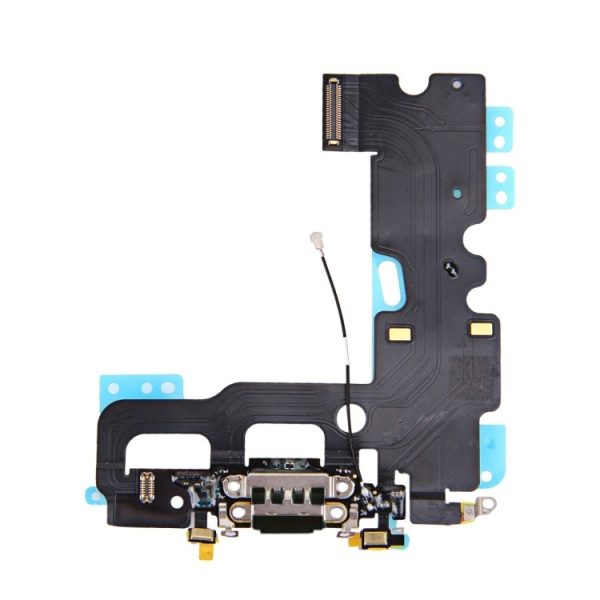 Flex Conector de carga para iPhone 7 - Preto (A1778, A1660, A1779, A1780) (ORIGINAL - OEM)