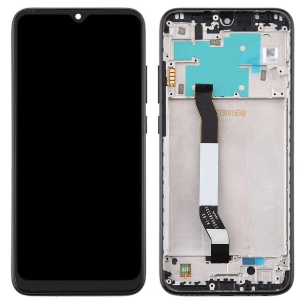 Ecra LCD + Touch Com Frame para Xiaomi Redmi Note 8 Redmi Note 8 (2021) - Preto (PREMIUM)