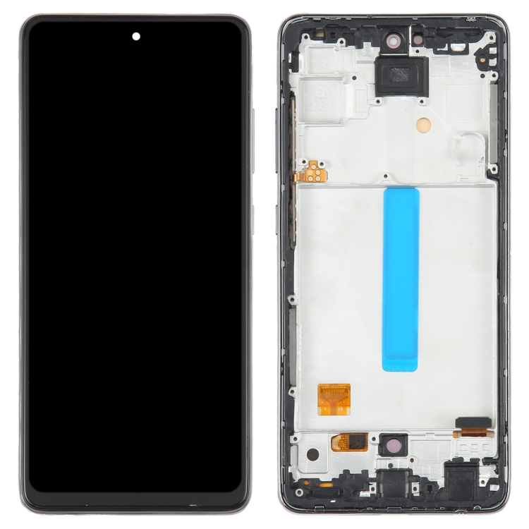 Ecra LCD Touch com Frame para Samsung Galaxy A52 4G A525 A52 5G A526 A52S A528 Preto OLED 1 1