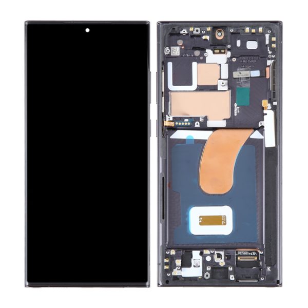 Ecra LCD Touch para Samsung Galaxy S23 Ultra Preto OLED 1