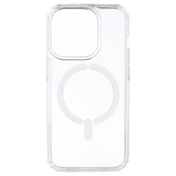 Capa compativel com Magsafe para iPhone 15 Pro Transparente 1