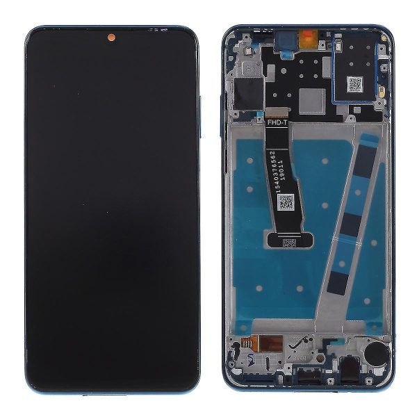 Ecra LCD Touch com frame para Huawei P30 Lite P30 Lite New Edition Azul PREMIUM 1