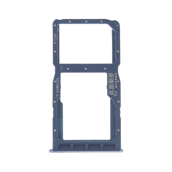 Gaveta cartao Sim Micro SD para Huawei P30 Lite Azul 1