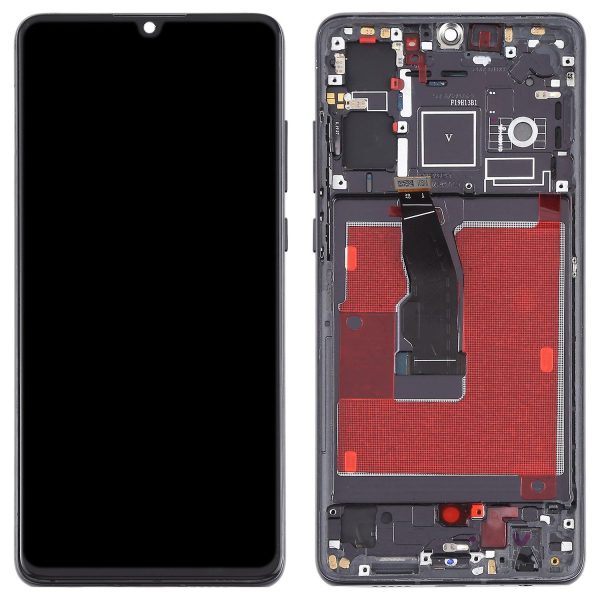 Ecra LCD Touch com Frame para Huawei P30 Preto OLED 1 1