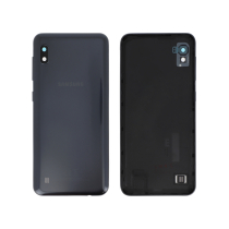 Capa de telemóvel traseira preta Galaxy A10 (A105FN) (SERVICE PACK)