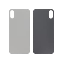 Tampa Traseira Prateada iPhone XS (Furo Grande) (Sem Logótipo)