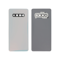Tampa Traseira Branca Galaxy S10+ (G975F) (Sem Logo)