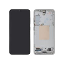 Ecrã Completo Prateado Galaxy S24 (S921B) (Com Moldura)