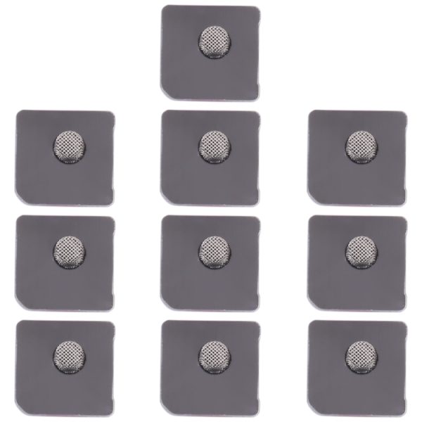 10 peças de malha à prova de poeira para microfone para iPhone 12/12 Pro, para iPhone 12/12 Pro