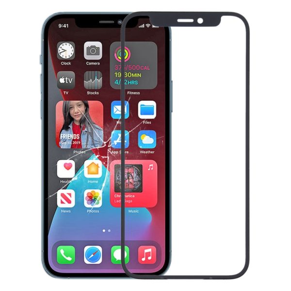 Lente de vidro frontal externa para iPhone 12 Pro Max