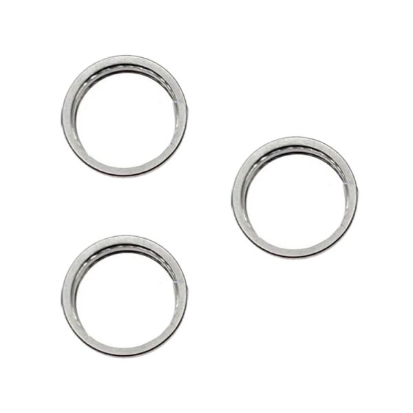 Para iPhone 15 Pro / 15 Pro Max 3 peças/conjunto câmera traseira lente de vidro metal protetor externo aro anel, para iPhone 15 Pro / 15 Pro Max