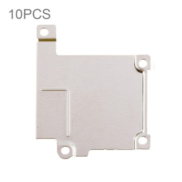 10 peças de suporte de metal com conector flexível de LCD (OEM) para iPhone 5S (cinza)
