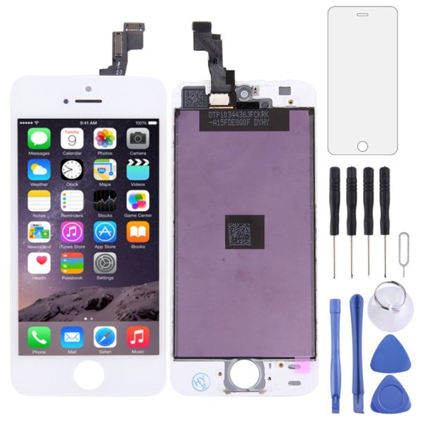 Tela LCD para iPhone 5S, i5s Branco, i5s Preto
