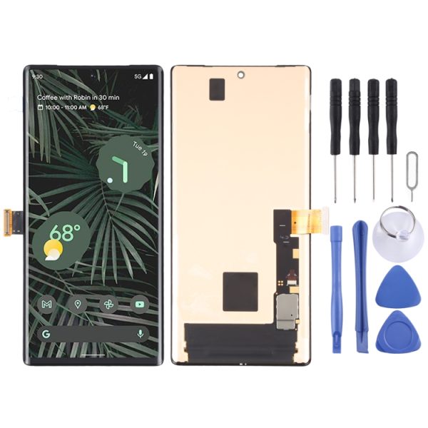 Tela LCD AMOLED (OEM) Ltpo e conjunto completo de digitalizador para Google Pixel 6 Pro GLUOG G8VOU