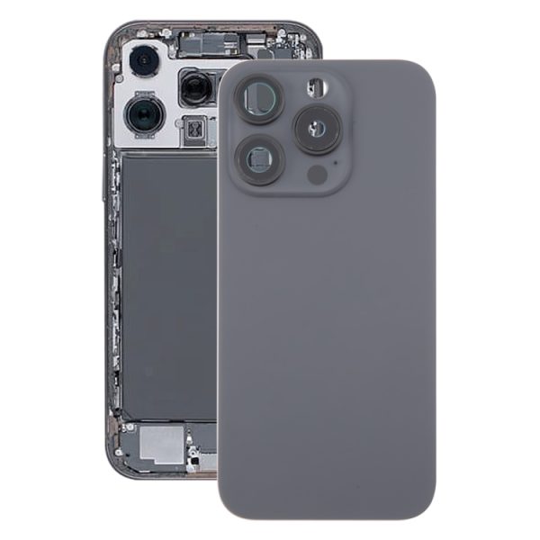 Capa traseira de vidro (OEM) para iPhone 16 Pro com tampa para lente da câmera + ímã MagSafe