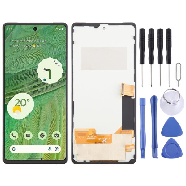 Para Google Pixel 7 GVU6C GQML3 GO3Z5 Tela LCD TFT Digitalizadora Montagem Completa, Não Suporta Identificação de Impressão Digital