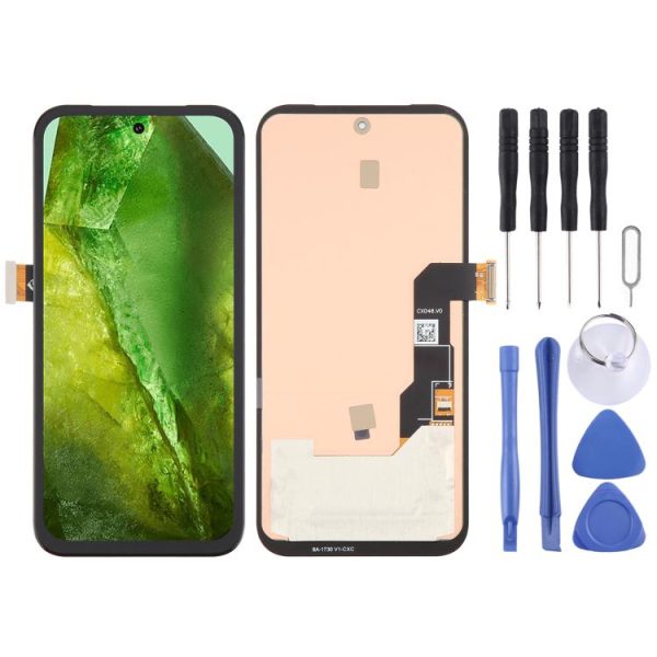 Tela LCD OLED com digitalizador e montagem completa para Google Pixel 8a GKV4X G6GPR G576D