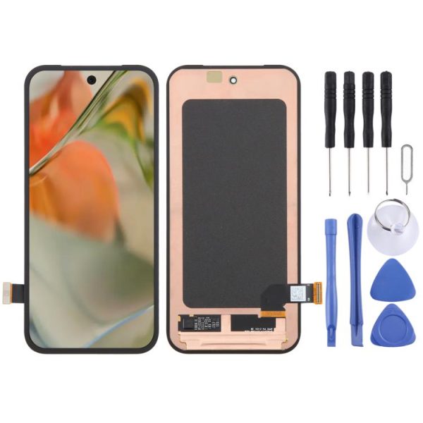 Tela LCD secundária OLED com digitalizador e conjunto completo para Google Pixel 9 Pro Fold GGH2X GC15S