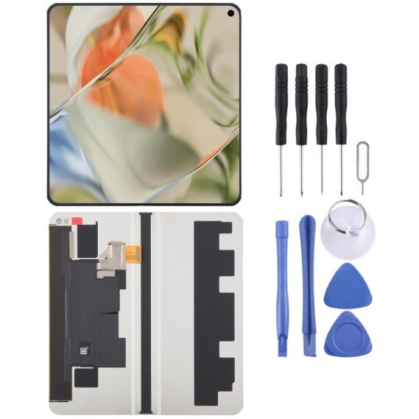 Para Google Pixel 9 Pro Fold GGH2X GC15S Tela LCD principal AMOLED com digitalizador e conjunto completo