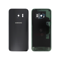Tampa traseira preta Galaxy S7 (G930F) (SERVICE PACK)