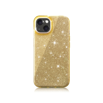 Capa Glitter iPhone 16 Pro Max (Dourado)