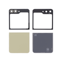 Tampa traseira amarela Galaxy Z Flip6 (F741B)