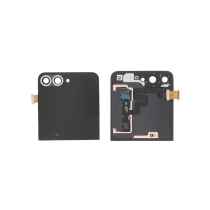 Tampa traseira superior branca Galaxy Z Flip6 (F741B) (SERVICE PACK)