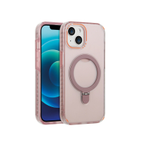 Capa Metal Ring MagSafe iPhone 12/12 Pro (Rosa)