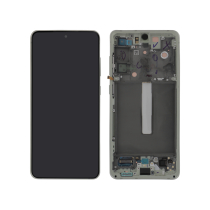 Ecrã Completo Verde Oliva para Samsung Galaxy S21 FE (G990) (SERVICE PACK)