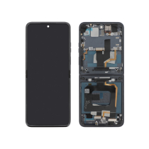 Ecrã completo preto para Motorola Razr 50 Ultra (SERVICE PACK)