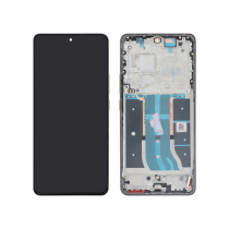 Ecrã completo preto para Realme 12 Pro/12 Pro+ (com moldura) (ReLife)