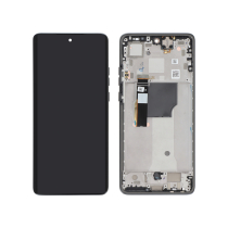 Ecrã completo preto para Motorola Edge 40 Neo (SERVICE PACK)