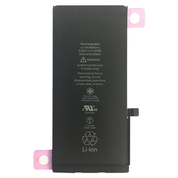 Bateria iPhone 11 compatível 3110 mAh com chip Texas Instruments – vista frontal
