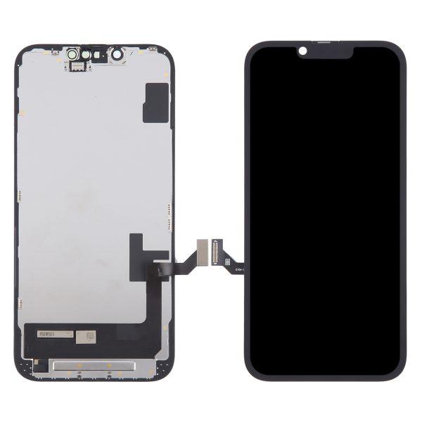Ecrã Display + Touch Hard OLED para iPhone 14 – vista frontal e traseira completa