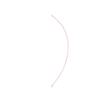 Coaxial Cable Red 123.5mm Galaxy S20 FE 4G/5G (G780F/G781B) (SERVICE PACK)