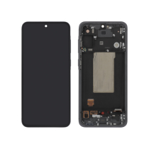 Complete Screen Graphite Galaxy A56 5G (A566B) (With frame) (SERVICE PACK)