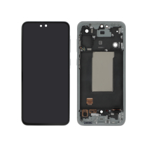 Complete Screen Green Galaxy A56 5G (A566B) (With frame) (SERVICE PACK)