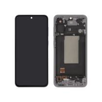 Complete Screen Pink Galaxy A56 5G (A566B) (With frame) (SERVICE PACK)