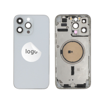 Tampa Traseira Prateada para iPhone 14 Pro Max (Grau A)