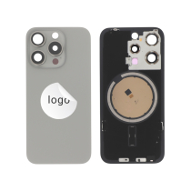 Tampa Traseira Natural Titanium para iPhone 15 Pro (Pulled A)