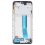 Verso completo do ecrã com frame Redmi Note 11 com película adesiva azul para bateria