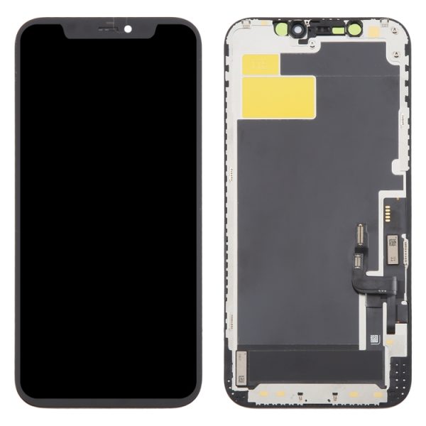 Ecrã Display + Touch Alcalian para iPhone 12 / 12 Pro – vista frontal e traseira