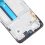 Detalhe da parte superior do frame do ecrã Redmi Note 11 com recortes para câmera e sensores