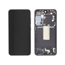 Complete Screen Black Galaxy S23 (S911B) (PA) (SERVICE PACK)