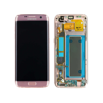 Complete Screen Pink/Gold Galaxy S7 edge (G935F) (SERVICE PACK)
