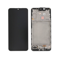 Ecrã completo Preto para Samsung Galaxy A17 4G (A175F) (Com frame) (ReLife)