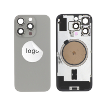 Tampa traseira Titânio natural para iPhone 16 Pro (Com MagSafe) (Pulled A)