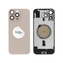 Tampa traseira Titânio deserto para iPhone 16 Pro Max (Pulled B)