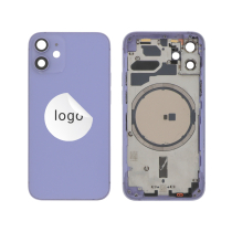 Tampa traseira Roxo para iPhone 12 mini (Pulled B)